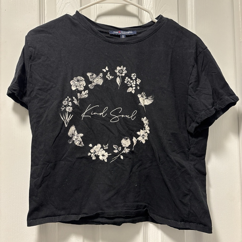 One Clothing Classic Black Tee
